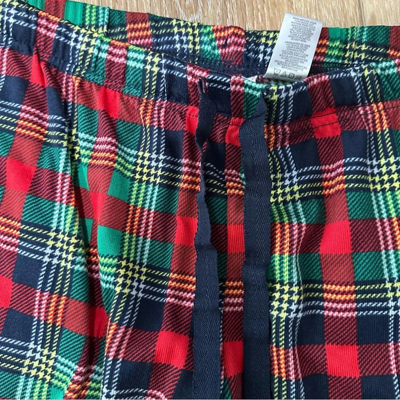 Dearfoams Cozy Comfort Womens Navy Green & Red Plaid Jogger Pajama Pant Sz M GUC - Picture 3 of 7